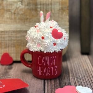 Candy Hearts Faux Whip Mini Mug